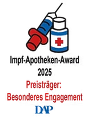 Auszeichnung Impf-Apotheken-Award 2025 für besonderes Engagement